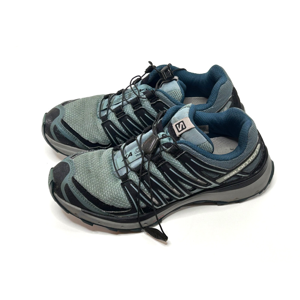 Salomon Womens XA Comp 8 398586 Blue Hiking Shoes Sneakers Size 6.5